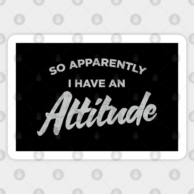 Attitude & Sass Funny Vintage Sticker by NineBlack